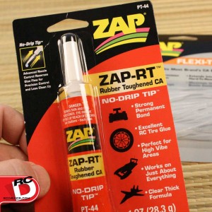 Gluing Tires with Zap Rubberized CA Glue