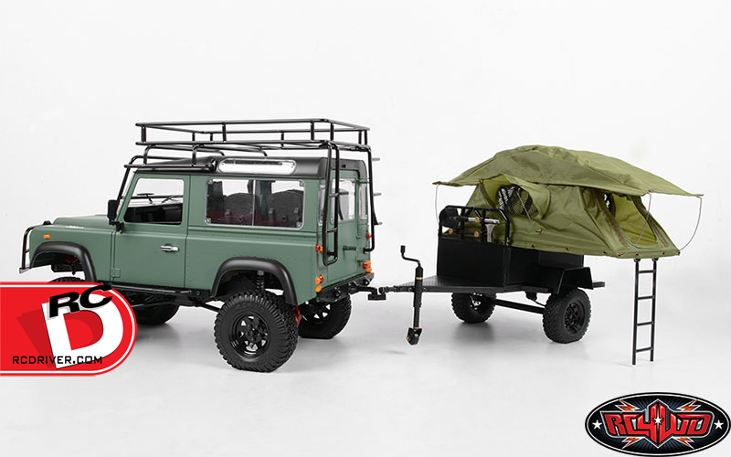 Bivouac 1/10 M.O.A.B Camping Trailer with Tent at RC4wd