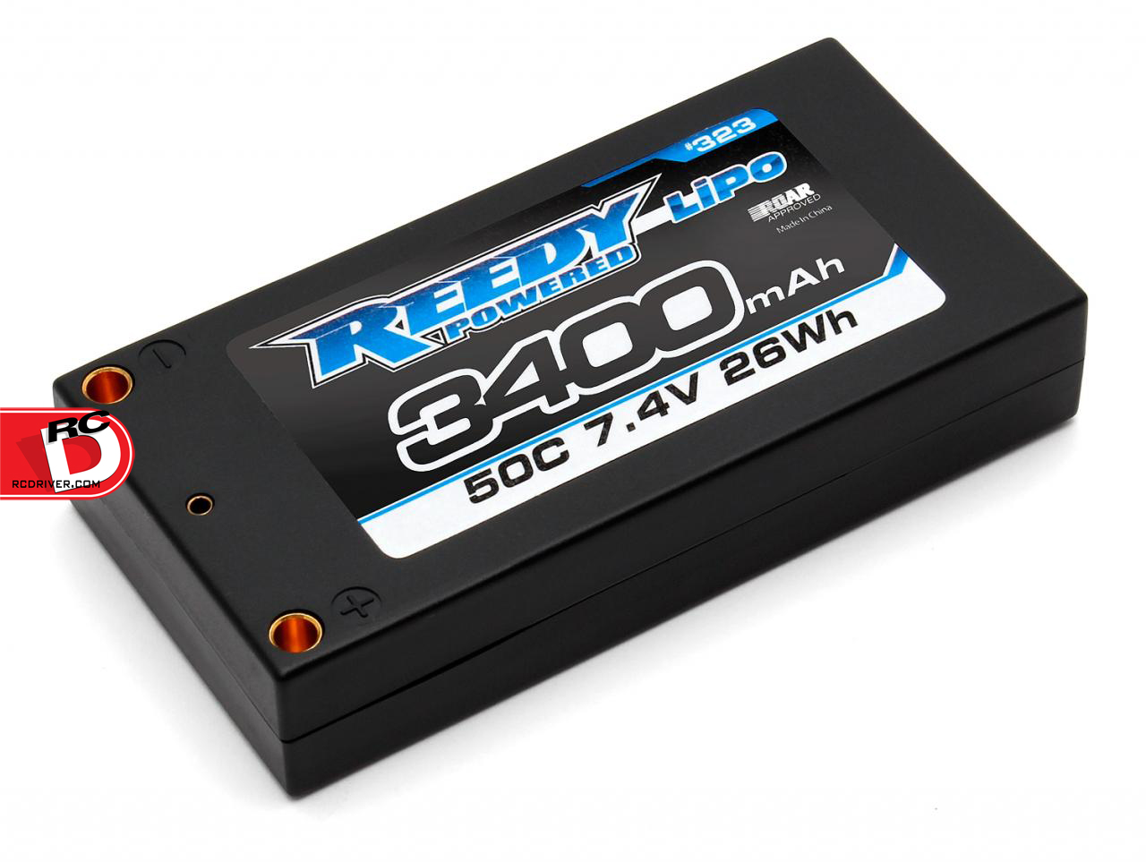 Team Associated - Reedy 3400mAh 50C 7.4V LP Shorty Competition LiPo Battery