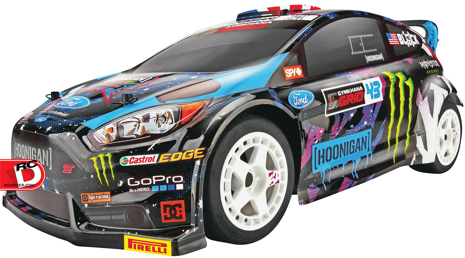 ken block ford fiesta rc car