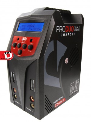 Atomik RC - Venom Pro Duo 80w X2 Dual AC-DC 7A Balance CHarger