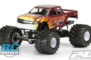 2007 Chevy Silverado Clear Body for Solid Axle Monster Truck from Pro-Line