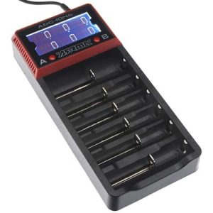 6-Bay Battery Charger