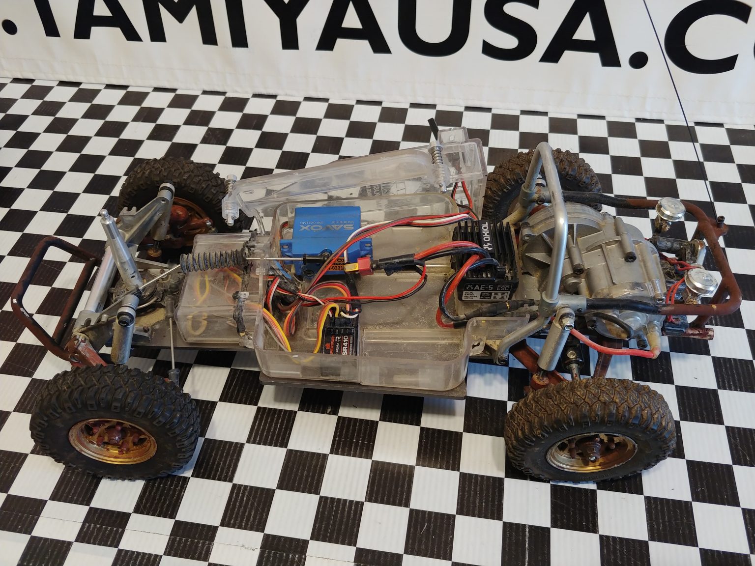 tamiya sand scorcher driver