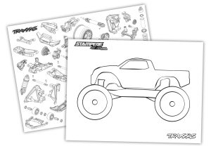 Traxxas Coloring Sheets