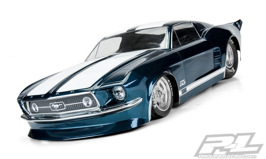 Pro-line 1967 Ford Mustang Clear Drag Body - Rc Driver