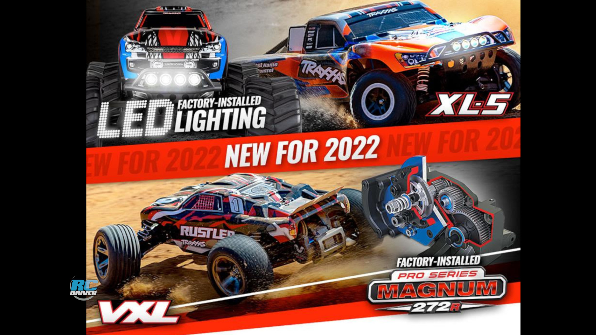 12 Traxxas Models With LED Lighting, Magnum 272R & Fresh New Looks