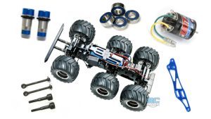 Guaranteed performance gain for Tamiya 6x6 trucks