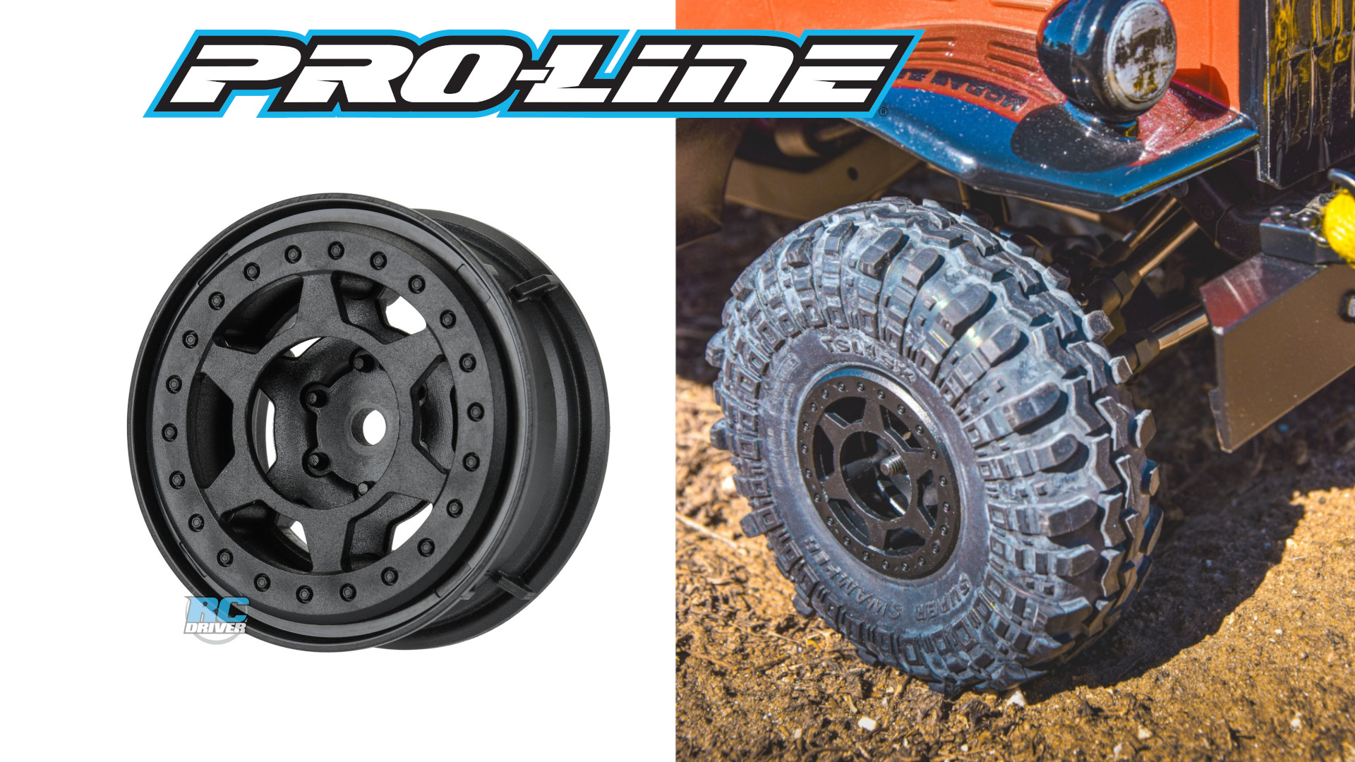 Pro-Line Holcomb 1.55 Black Bead-Loc Wheels